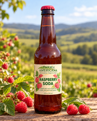 Organic Farm Raspberry Soda