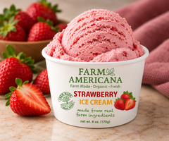 Organic A2/A2 Farm Strawberry Ice Cream