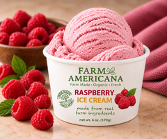 Organic A2/A2 Farm Raspberry Ice Cream