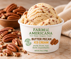Organic A2/A2 Farm Butter Pecan Ice Cream
