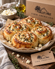 Organic Sourdough Savory Feta Roll